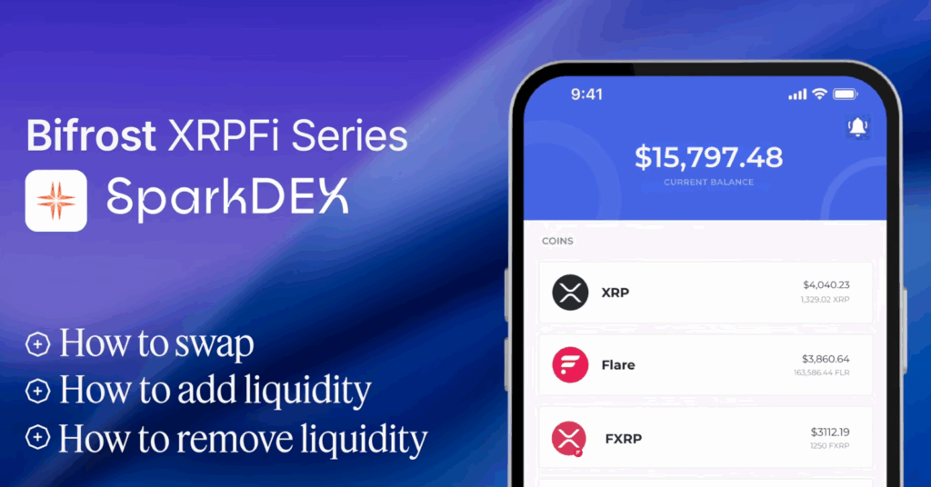 Earn with XRP on SparkDEX