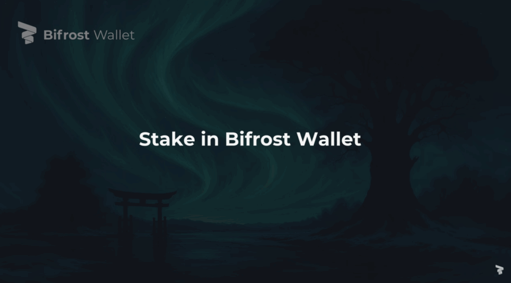Stake Flare in Bifrost Wallet