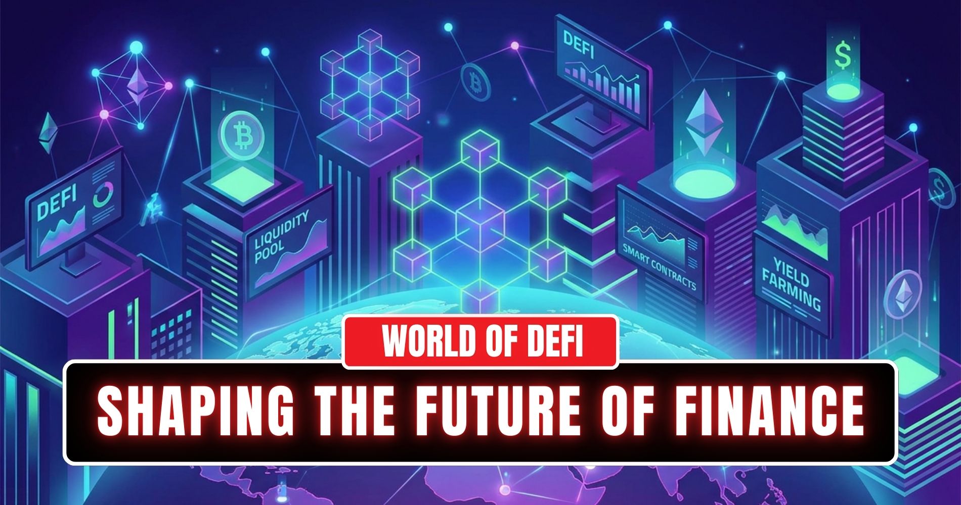 World of DeFi - Shaping The Future of Finance - LearnCrypto101.info